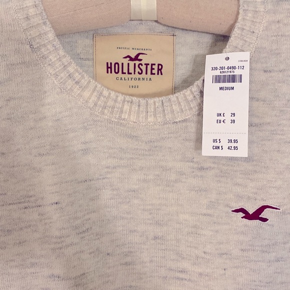 NWT Hollister Men’s Crewneck Sweater - Picture 2 of 3